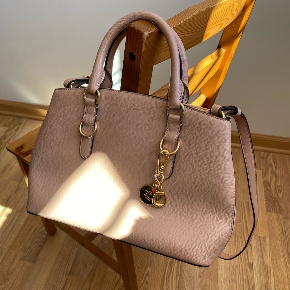 Ralph Lauren Sapphino Satchel Bag